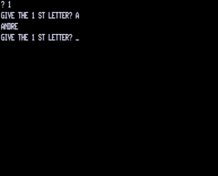 Screen shot